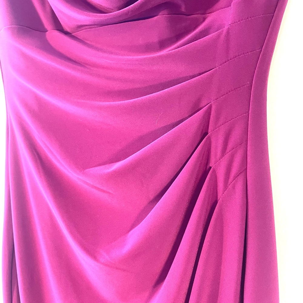 Lauren Ralph Lauren Rich Purple Midi Dress - Picture 3 of 8